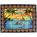 Ceramic Frost Proof Mural Playa Velero